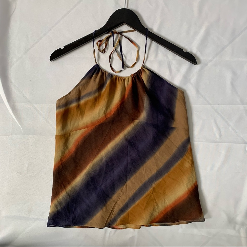 NWT Banana Republic gradient tie dye halter top